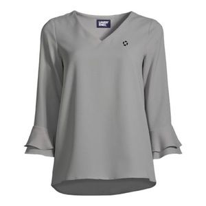 Chase Bank Lands End Uniform Top